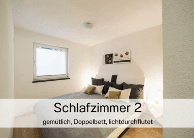 Oetztal Apartements Apartement Superior unten Schlafzimmer 2 mit Doppelbett