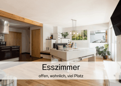 Oetztal Apartements Apartement Superior unten offenes Esszimmer