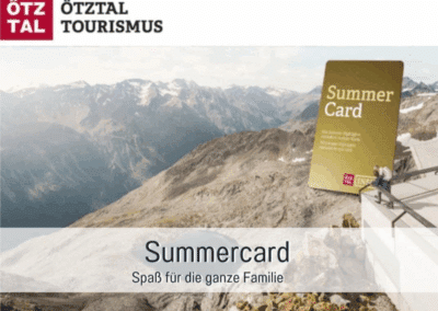 Oetztal Apartements Summercard