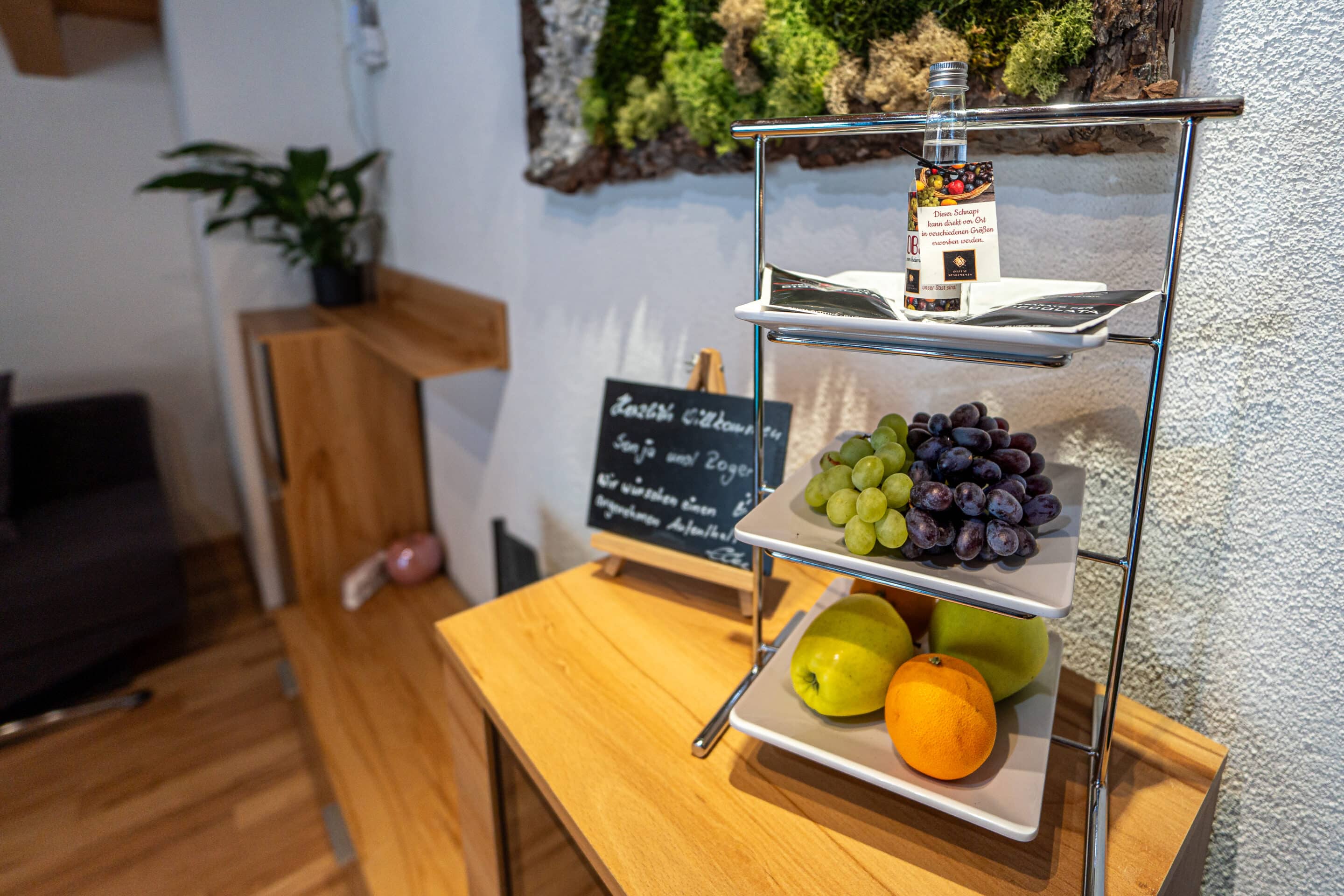 Oetztal Apartements Willkommensgruß